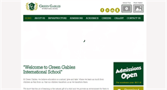 Desktop Screenshot of greengablesinternationalschool.com