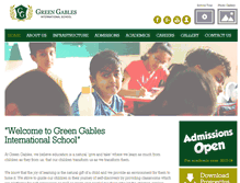 Tablet Screenshot of greengablesinternationalschool.com